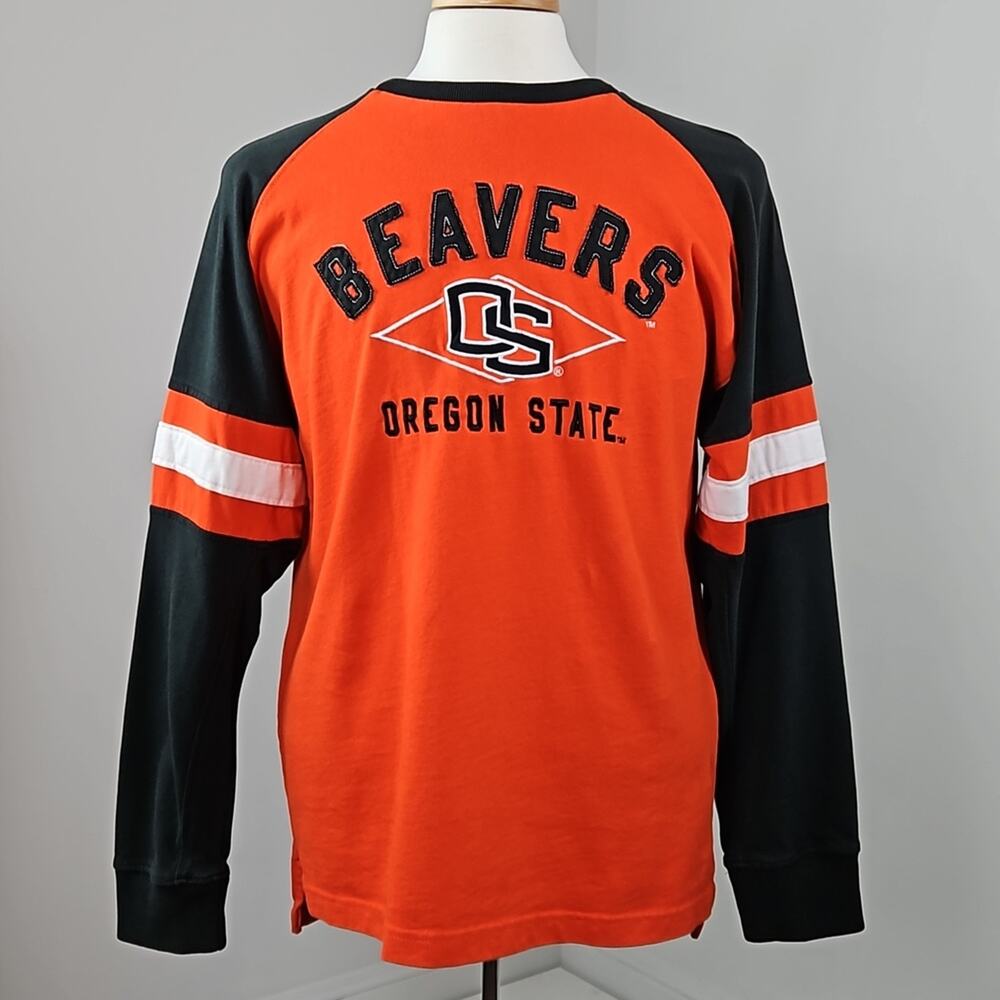 Knight Apparel Oregon State Beavers Long-Sleeve Shirt FLAWS |‎ Men's Large